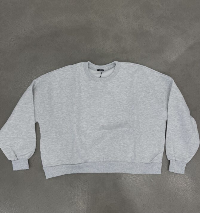 FELPA CROPPED GIROCOLLO 4483