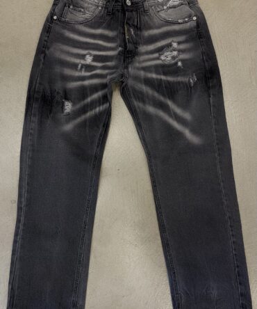 JEANS STRAIGHT FIT BLACK 20018